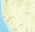 Mapa-mostra-epicentro-do-terremoto-na-California